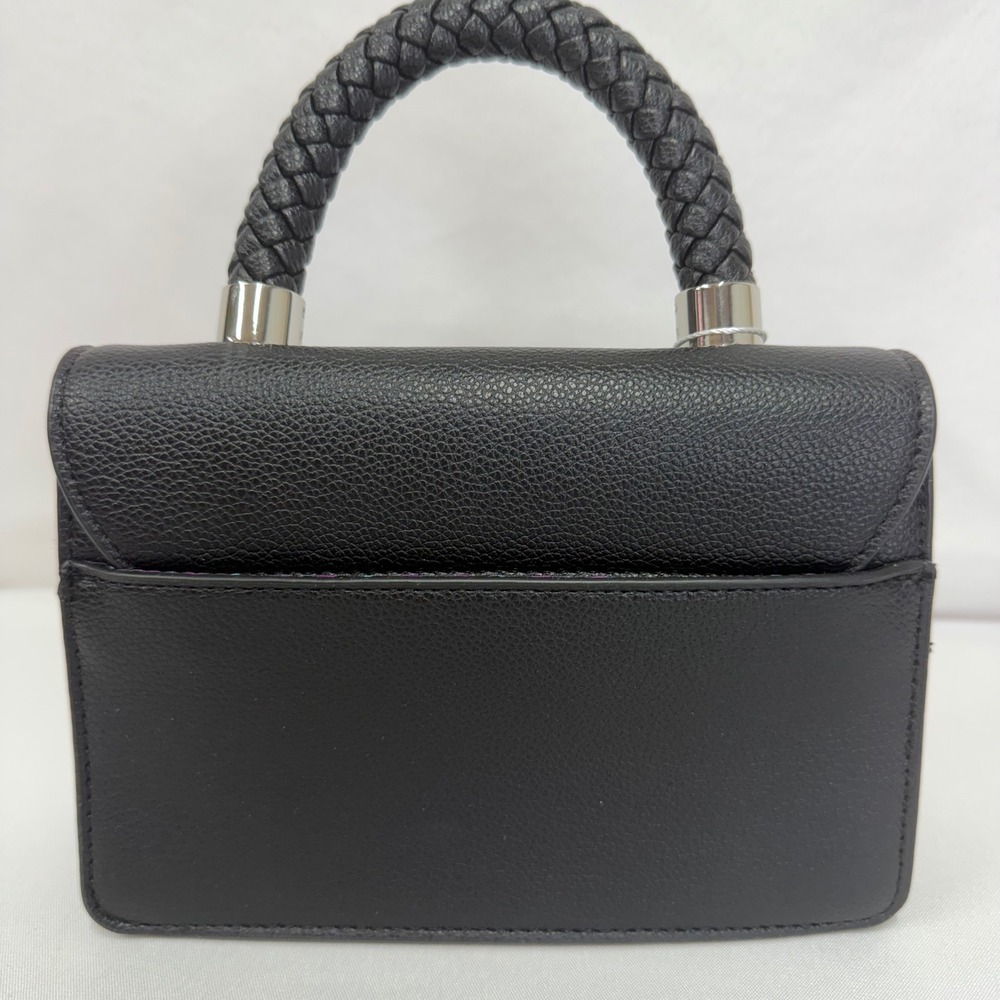 CXL by Christian Lacroix Jardin Braided Handle Crossbody Bag Black NWT Luxury - Picture 8 of 8